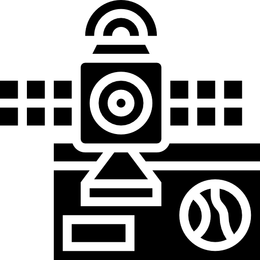 satélite Meticulous Glyph icono