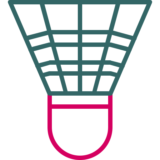 Shuttlecock Generic color outline icon
