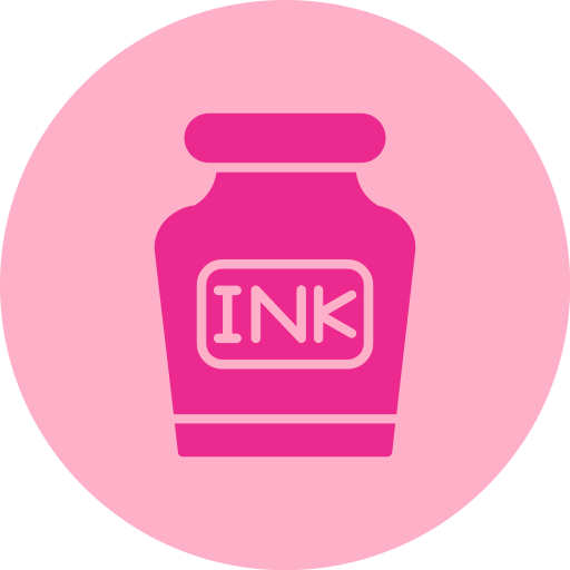 インク Generic color fill icon