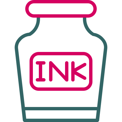 tinta Generic color outline icono