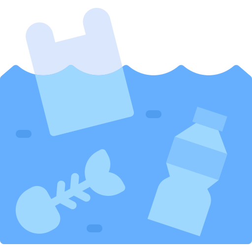 la contaminación del agua Generic color fill icono