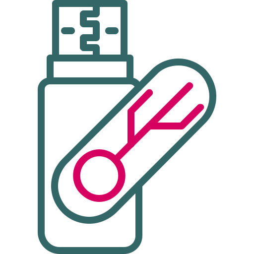 Usb stick Generic color outline icon