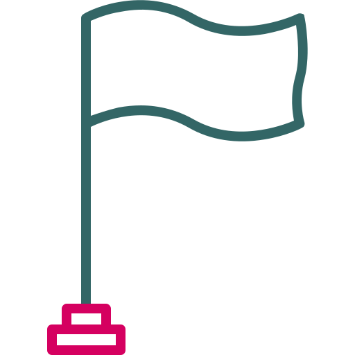 vlag Generic color outline icoon