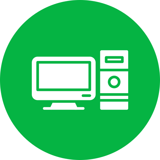 computer Generic color fill icon