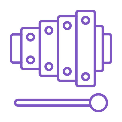 Xylophone Generic color outline icon