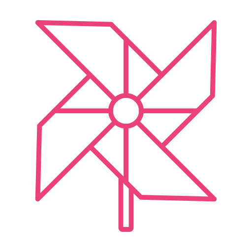 Pinwheel Generic color outline icon