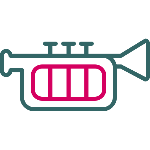 Trumpet Generic color outline icon