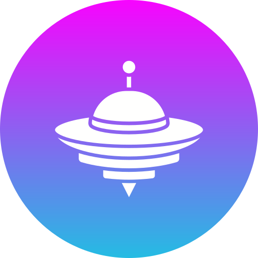 Spinning top Generic gradient fill icon