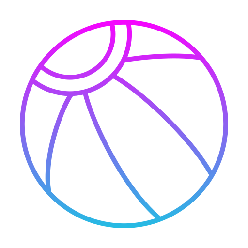 pelota Generic gradient outline icono