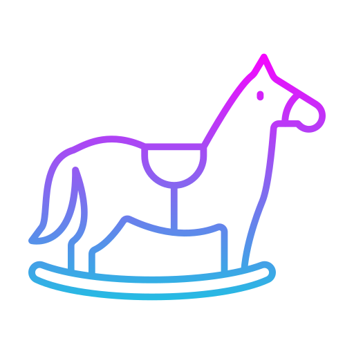 juguete de caballo Generic gradient outline icono