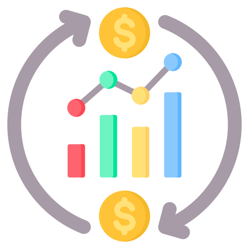 Business cycle Generic color fill icon