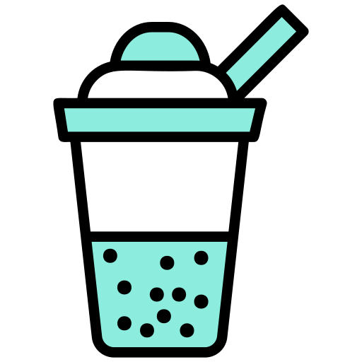 Пузырьковый чай Generic color lineal-color иконка