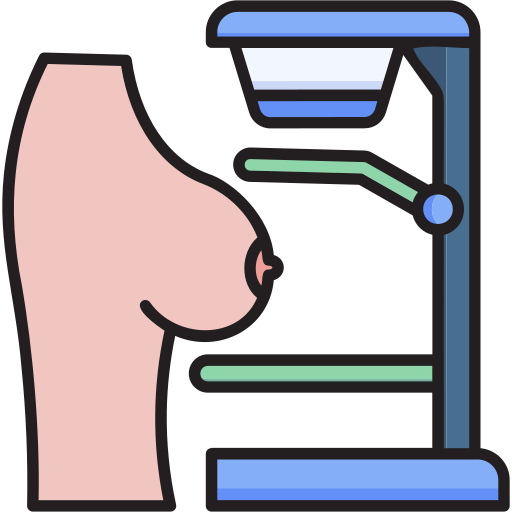 mammogram Generic color lineal-color icoon