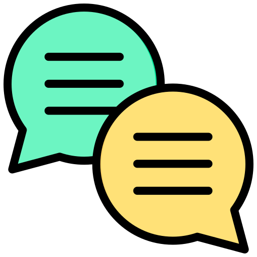 diskussion Generic color lineal-color icon