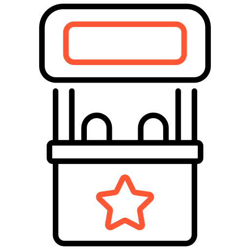 ticketkantoor Generic color outline icoon