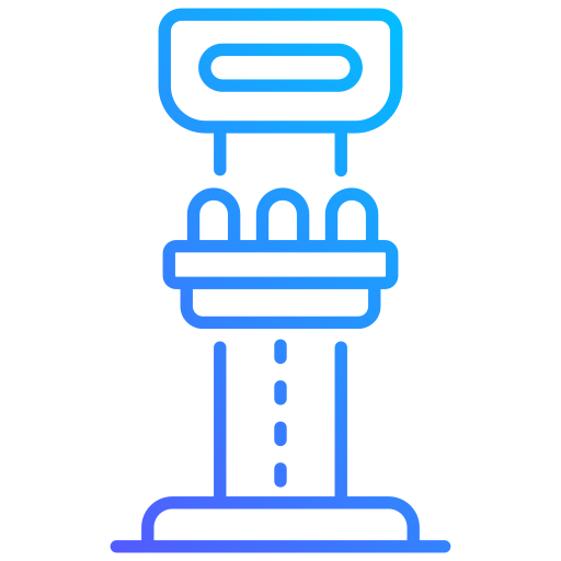 wieża zrzutowa Generic gradient outline ikona