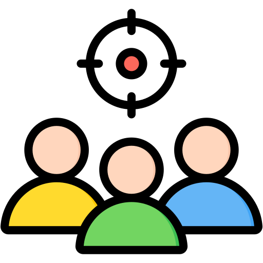 público-alvo Generic color lineal-color Ícone