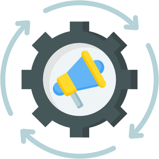 Marketing automation Generic color fill icon