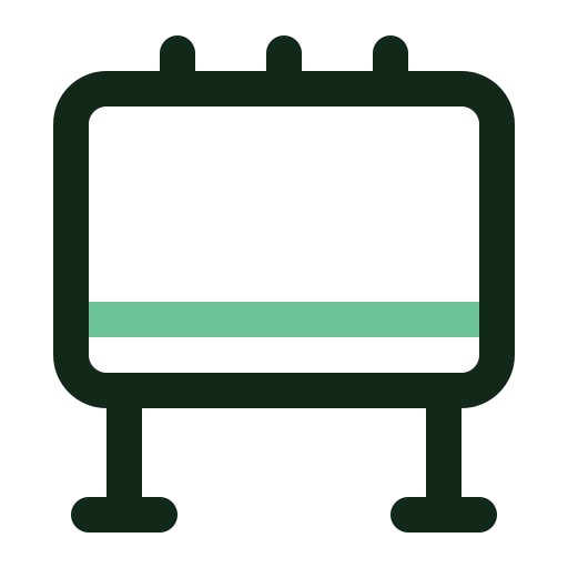plakatwand Generic color outline icon