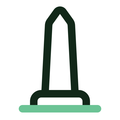 Monument Generic color outline icon