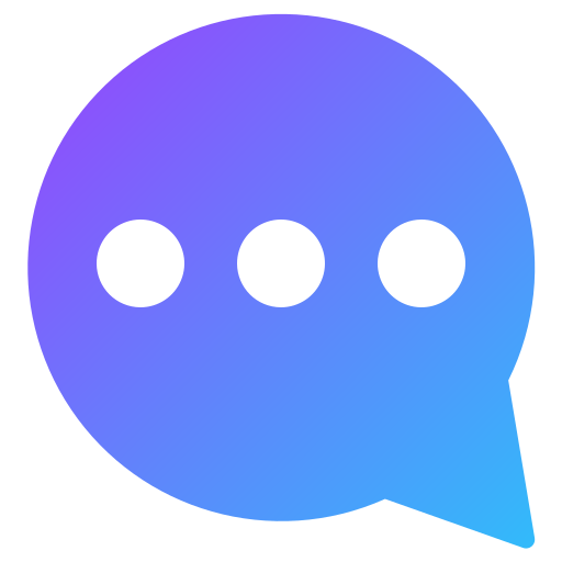 chatten Generic gradient fill icoon