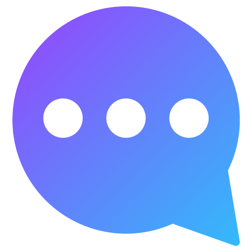 Chat Generic gradient fill icon