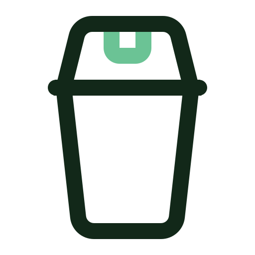 lixeira de reciclagem Generic color outline Ícone