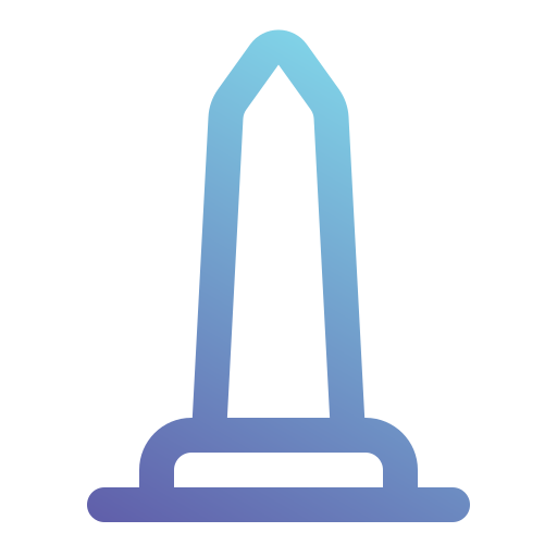 monumento Generic gradient outline icona