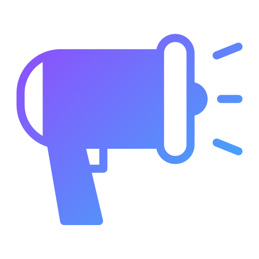 Megaphone Generic gradient fill icon