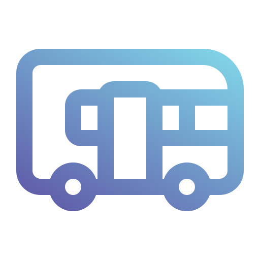 autobús escolar Generic gradient outline icono