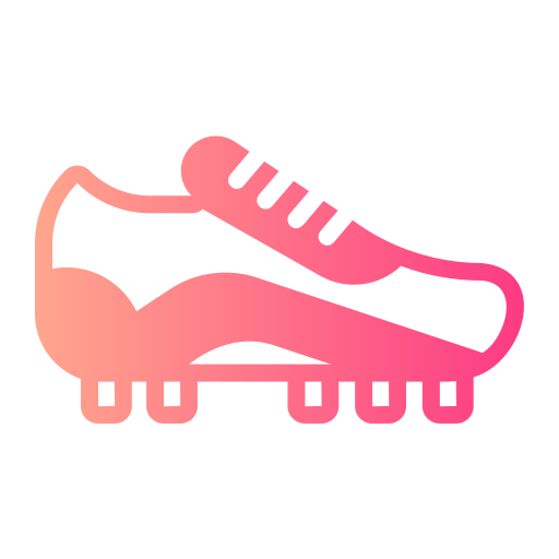 Soccer boots Generic gradient fill icon