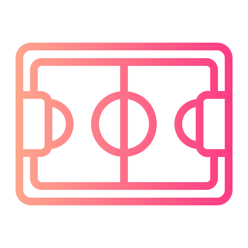 fußballfeld Generic gradient outline icon