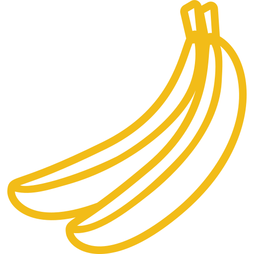 banana Generic color outline icona