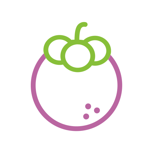 mangosteen Generic color outline icoon