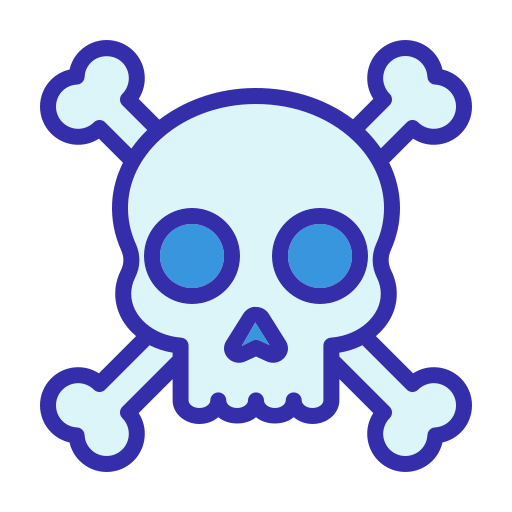 Skull and bones Generic color lineal-color icon