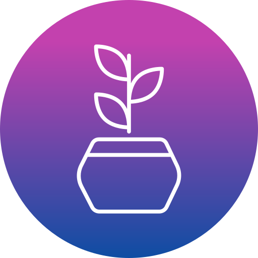 식물 Generic gradient fill icon