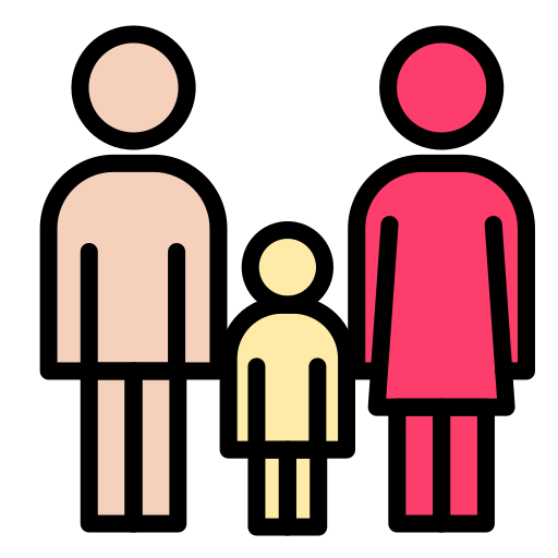 家族 Generic color lineal-color icon