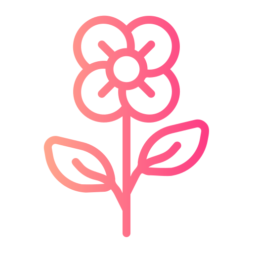 flor Generic gradient outline icono