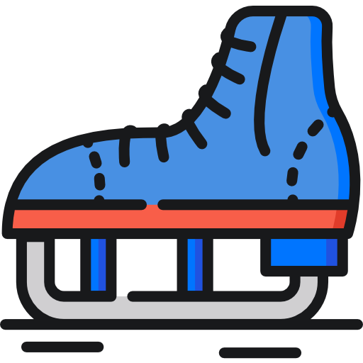 patinar sobre hielo Special Lineal color icono
