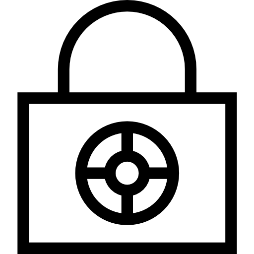 kłódka Pictogramer Outline ikona