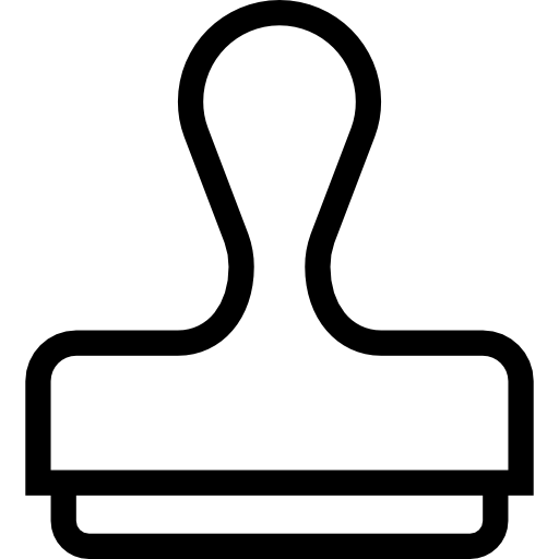 pieczęć Pictogramer Outline ikona