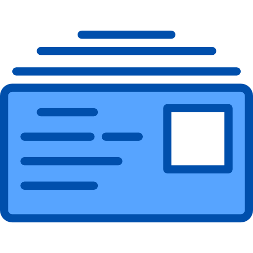 封筒 xnimrodx Blue icon