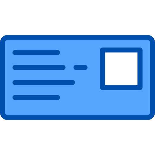 封筒 xnimrodx Blue icon