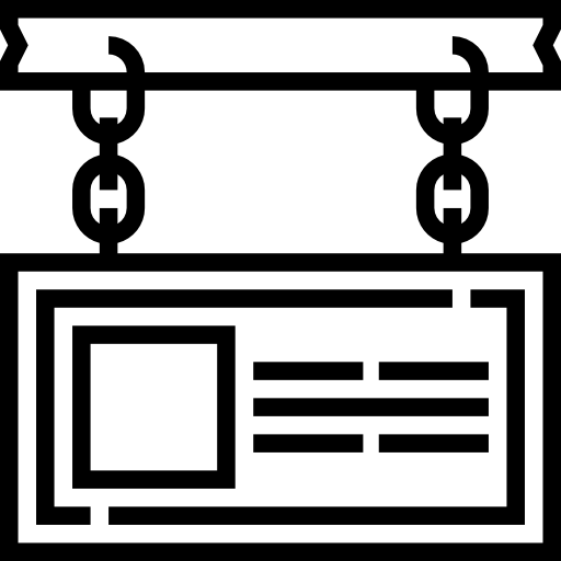 letrero Meticulous Line icono