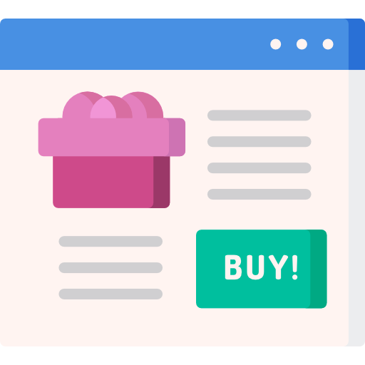 Shopping online Special Flat icon