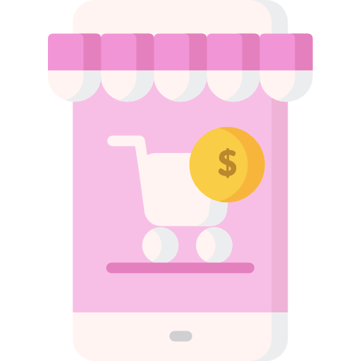 Mobile shopping Special Flat icon