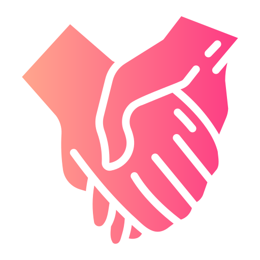 Holding hand Generic gradient fill icon