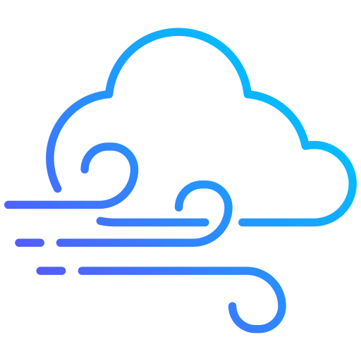 Wind Generic gradient outline icon