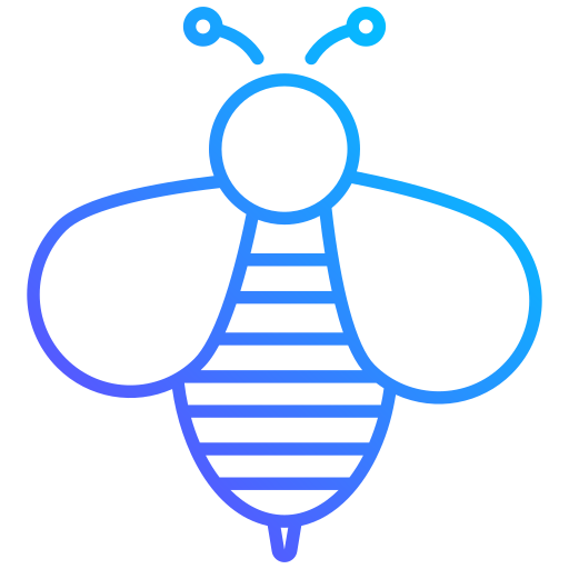 蜂 Generic gradient outline icon