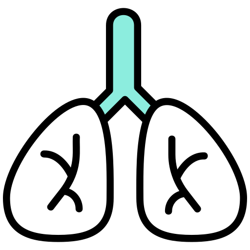 płuca Generic color lineal-color ikona